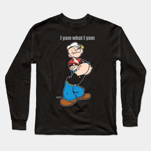 Popeye Long Sleeve T-Shirt by BonzoTee